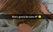 Cheating girlfriend fucked hard on Snapchat