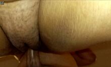 Brazilian husband and wife fuck passionately in house