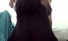 Unfaithful mature woman lets me record her big ass and gives blowjobs