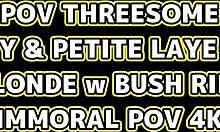 Laya Rae And Riley Star Suck And Fuck Dean's Thick Dick