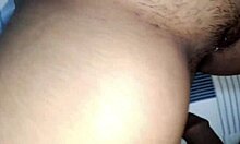 Desi couple enjoys normal sex on bed with kisses