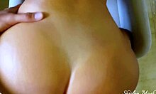 Busty stepsis catches wanking, fucks hard POV