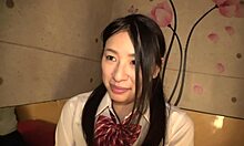 japanese busty school girl feels emotional relief in secret massage session eight