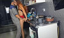 Married woman gets plumber without panties