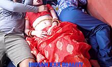 Indian step mom fucks step son and dad