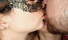 two hot babes oil each other and suck dick balls deep till cum on tongues