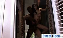 bratty perfect-body tart sneaks off to have sex with her boyfriend