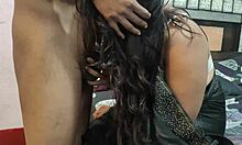 Hot Bengali Muslim lady FUCKED by Hindu boyfriend in BLACK saree.