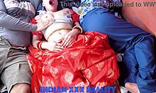 Indian step mom fucks step son and dad