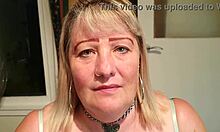 Trashy Kiwi MILF gets repeatedly kicked in the cunt by her master 😩