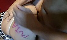 Karina's huge ass cums hard in doggystyle sex