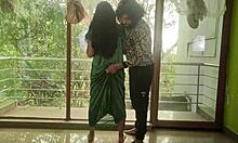 Desi couple shares sweet kisses and gentle ass licking.