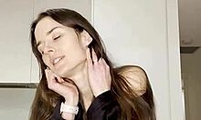 orgasm in the kitchen dildo sucking vibrator fucking milf