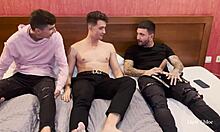 3 on 1 dp squirt little chloe shows skills and gets fucked by 3 guys