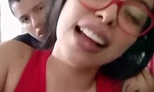 Showing husband what best friend does when he's away!