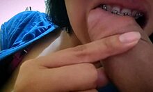 busty stepmom gives the best cock blowjob to her stepson and then they fuck real amateur home sex of stepmom and stepson