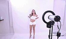 captivating sexy brunette gets fucked at a modeling audition