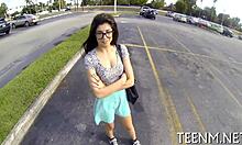 Used teen on paper street solves money with ava taylor and titan