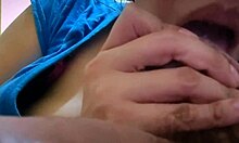 busty stepmom gives the best cock blowjob to her stepson and then they fuck real amateur home sex of stepmom and stepson