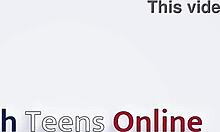 teen student guides cock wanking instructions