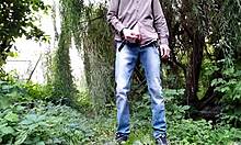 Oh, bent over mother in law doggystyle in the park!