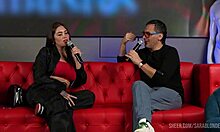 Sara Blonde Fucks Big Dick Fan On Live Tv In Front Of Cuckold Boyfriend