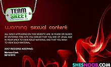 18 yo marissa clark gets big size dick 😍