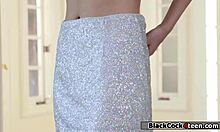 Black Guy Fucks Teen's Wet Pussy Hard With Big Cock