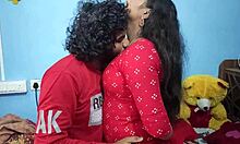 college couple tries light bdsm for the first time.