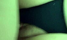 fucking my wife's pussy and cumming inside her felt so delicious 😋