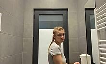 public blowjob with lots of saliva dripping down