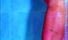 Hey, College Student Reveals Wet Thong During Shower Time!