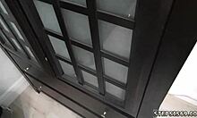 Step Dad Catches Teen Step Daughter with Companions at College