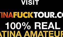 Tiny latina teen 18+ cutie rough anal railed by big cock gringo tourist 😈