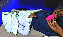 Teacher emotionally invites student to try the newly bought vibrator.