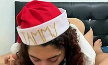 hey bella latina sucking noel with a big facial cumshot