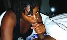 darkchocolatebarbie let me cum in her mouth then spit it back out on my dick