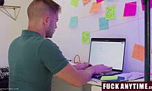 hey, all employees fucking in freeuse workplace orgy with milf brunette