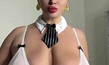 Milf wife craves two cocks with her huge natural tits