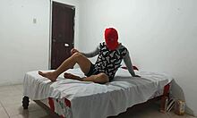 American Man With Small Ugly Penis Tries Inflatable Plastic Masturbation!