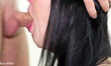 my perfect mouth makes him cum hard!