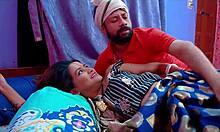 juicy hot indian housewife in bedroom 😍 blowjob and pussy fucking