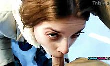 Outdoor Blowjob By Russian Stepsister