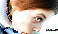 Outdoor Blowjob By Russian Stepsister