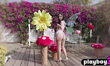 big ass teen in lingerie gets exposed showing her stunning curvy natural body