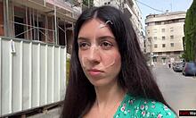 i made my hottie walk with cum on her face after she lost the game, it was so embarrasing