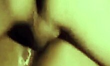 hard anal sex pounding her ass and pussy creampie