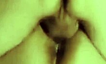 hard anal sex pounding her ass and pussy creampie