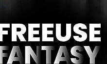 Freeuse stepdaughter and wife gift x-ray glasses he fucks them hard