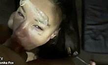 Fan pov dominates Monika Fox in bdsm hard anal